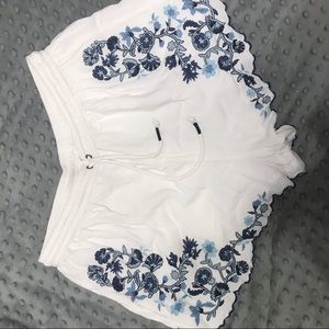 Abercrombie & Fitch Embroidered Shorts